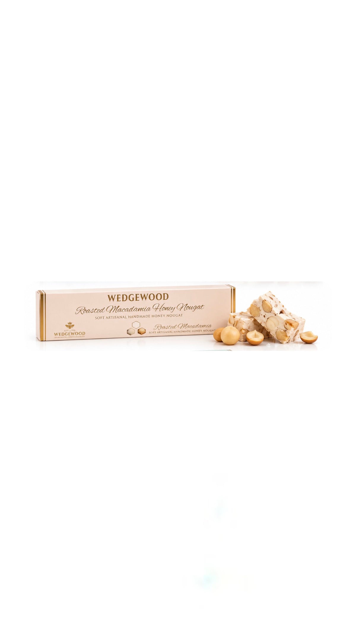 Wedgewood roasted macadamia honey nougat
