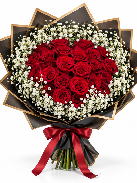 Crimson Devotion Bouquet